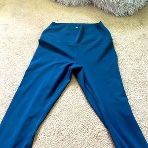 90° degree dark teal leggings